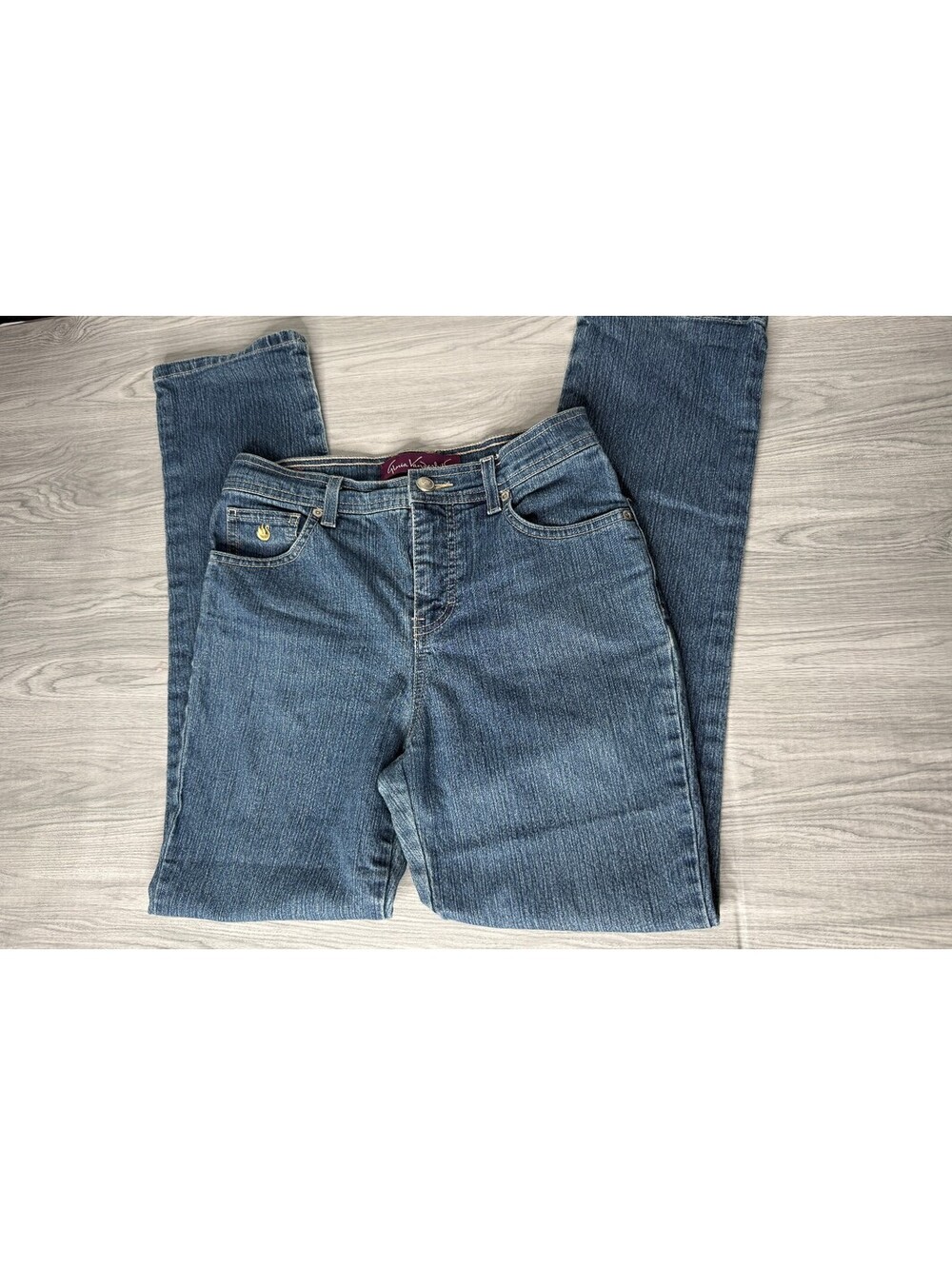 Gloria Vanderbilt Amanda Jeans Women’s 4P High Rise Tapered Leg Blue Denim